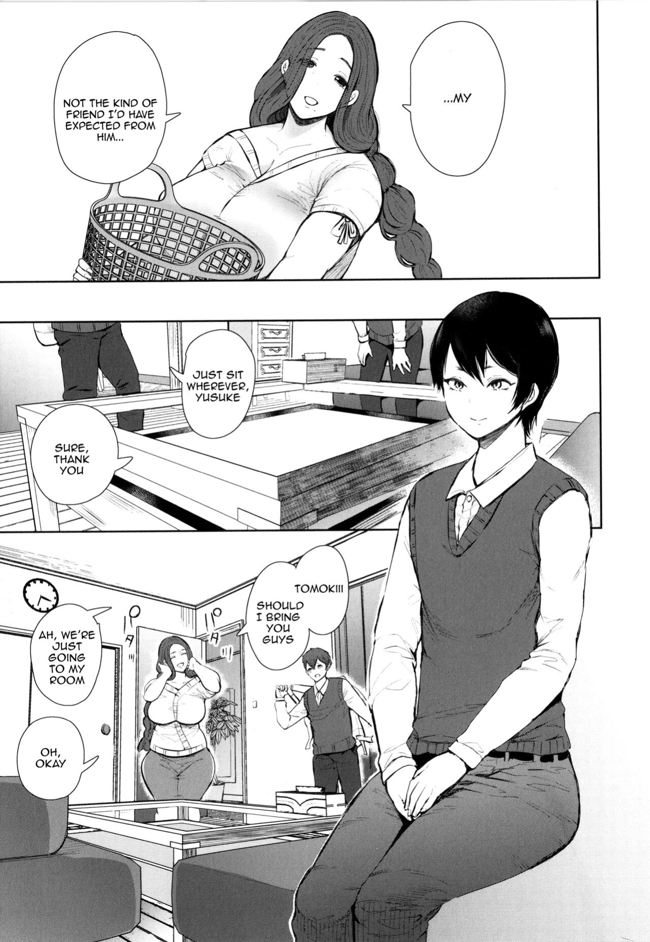 [Shomu] Mukashi no Uwaki Aite no ko ga Jitsu wa Watashi no Musuko no Doukyuusei de... [Doujins.com]