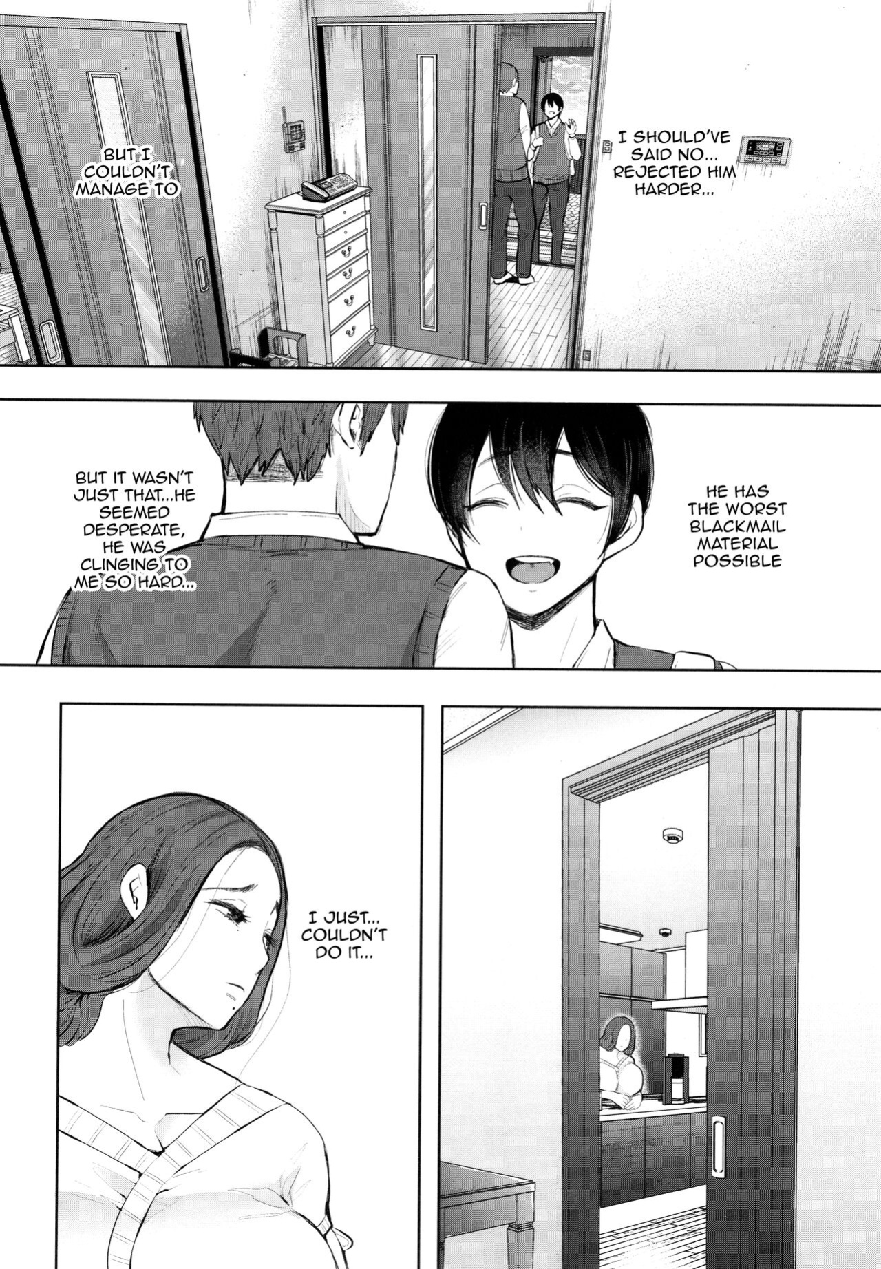 [Shomu] Mukashi no Uwaki Aite no ko ga Jitsu wa Watashi no Musuko no Doukyuusei de... [Doujins.com]
