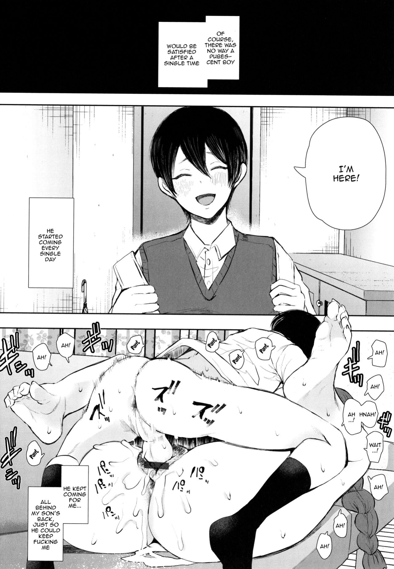 [Shomu] Mukashi no Uwaki Aite no ko ga Jitsu wa Watashi no Musuko no Doukyuusei de... [Doujins.com]