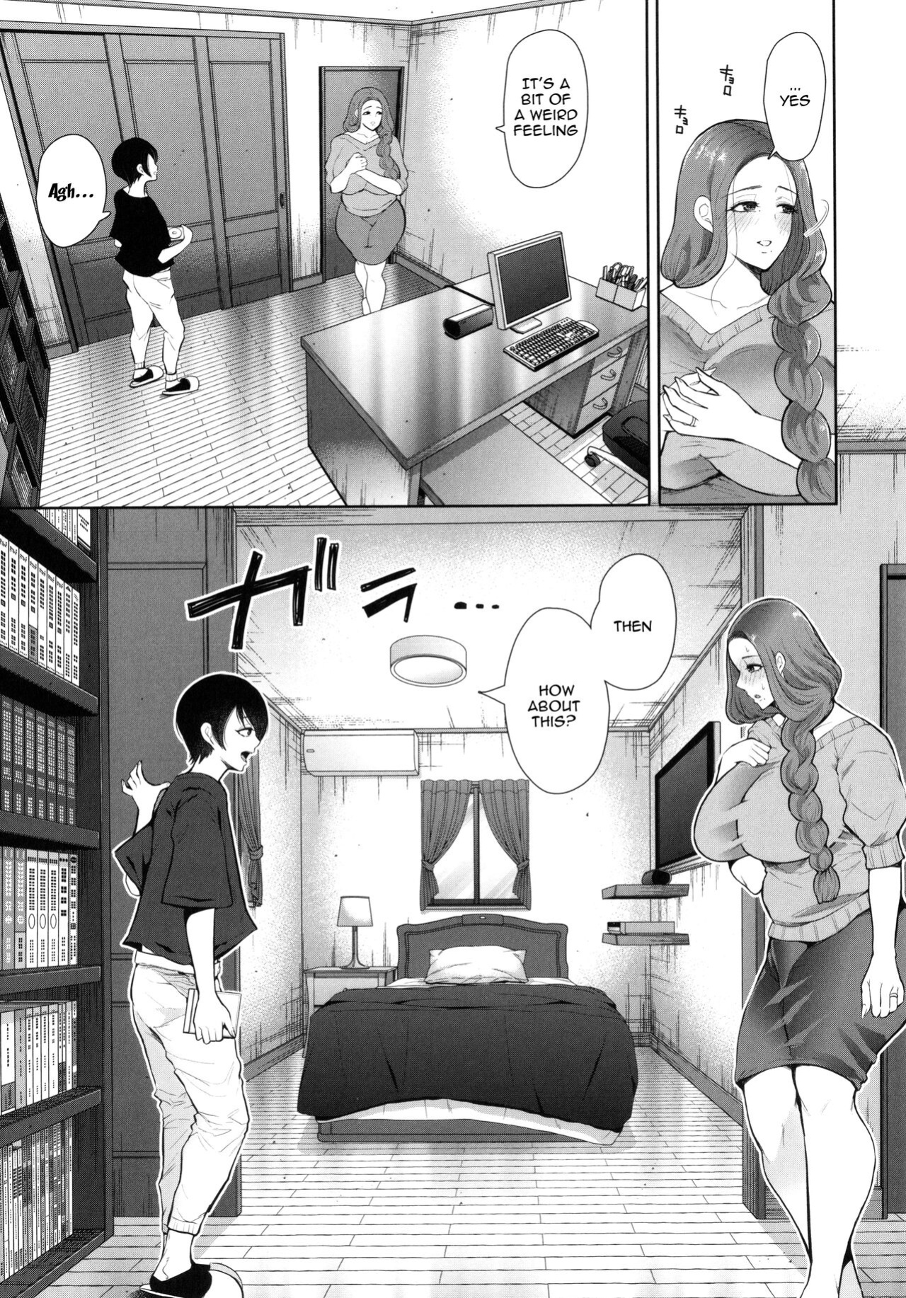 [Shomu] Mukashi no Uwaki Aite no ko ga Jitsu wa Watashi no Musuko no Doukyuusei de... [Doujins.com]