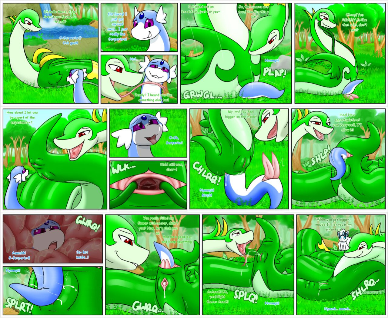 [Livinlovindude] Slick the Dratini Vore Comics + Extra