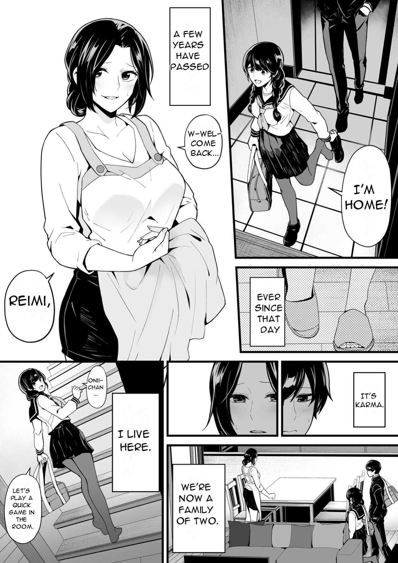 [Toneri Dan (Yoshio Ereki)] Imouto to Game o suru, Soshite Oba to Sex o suru - Playing Games with My Sister and Having Sex with My Aunt [DarklordMTLs]