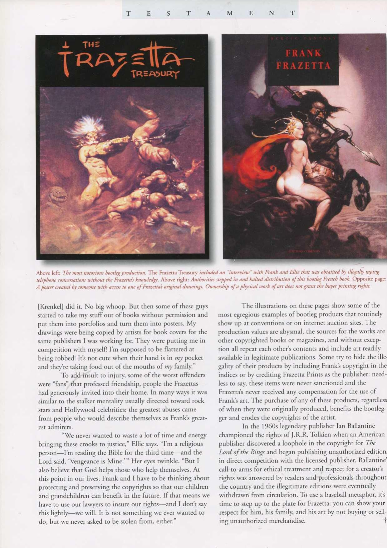Testament: A Celebration of the Life and Art of Frank Frazetta