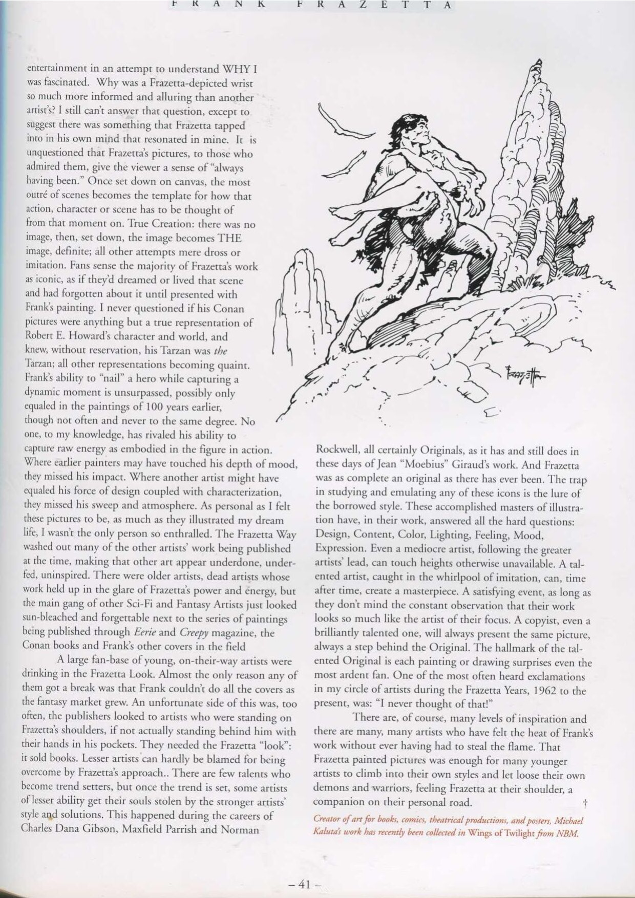 Testament: A Celebration of the Life and Art of Frank Frazetta