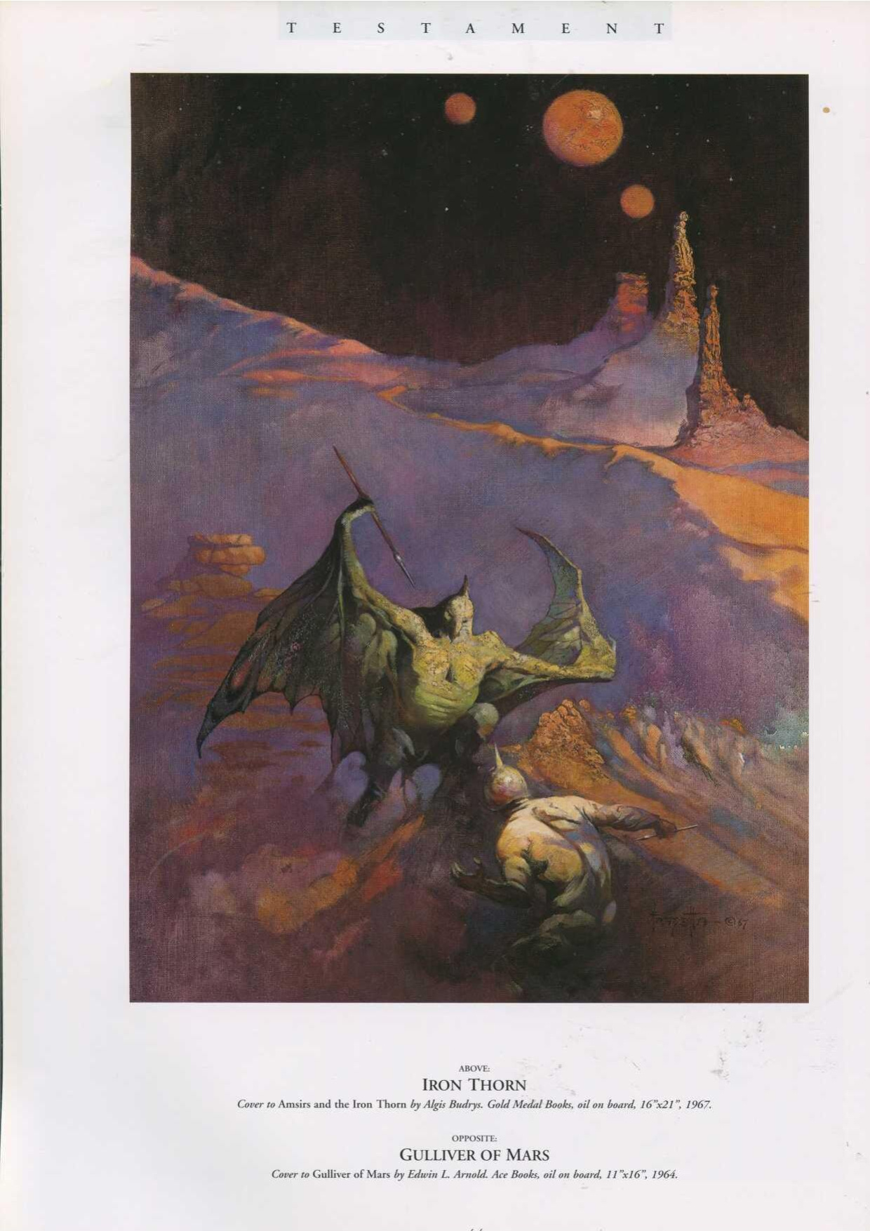 Testament: A Celebration of the Life and Art of Frank Frazetta