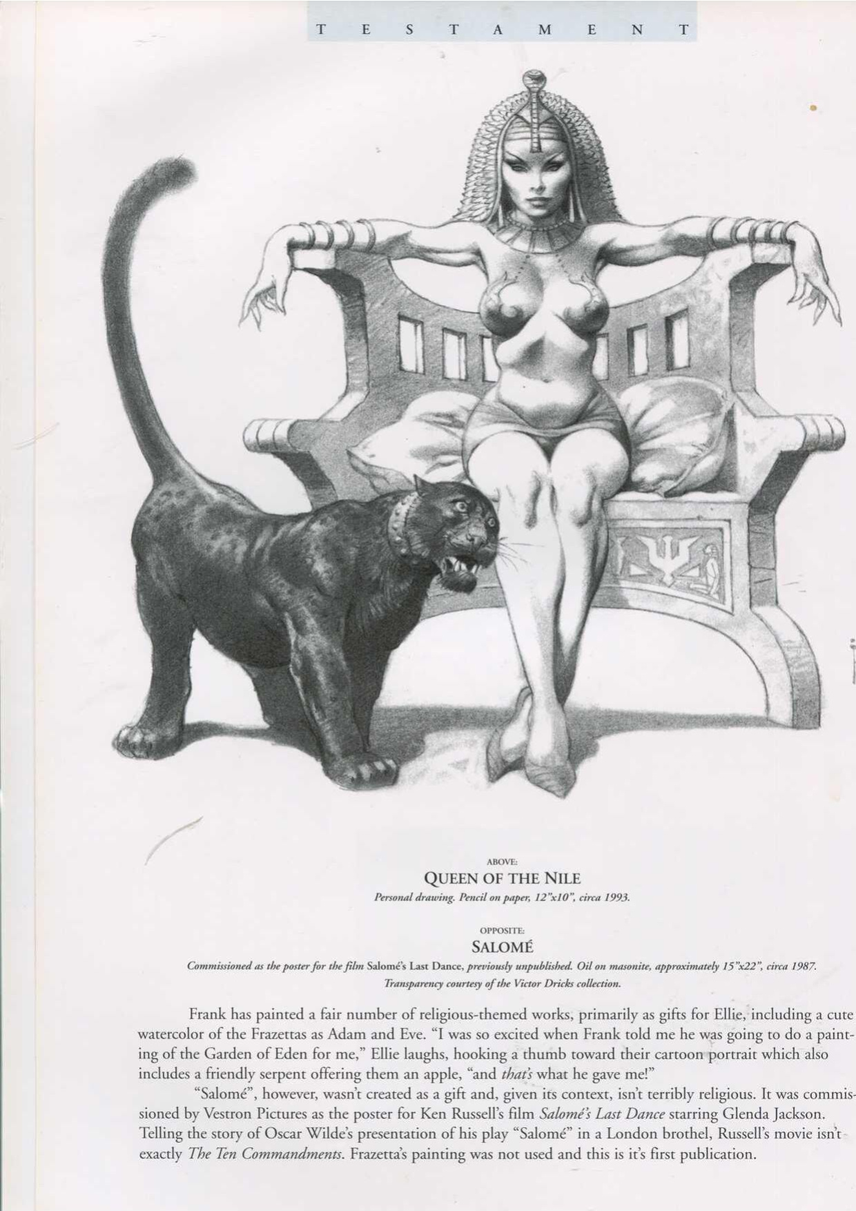 Testament: A Celebration of the Life and Art of Frank Frazetta