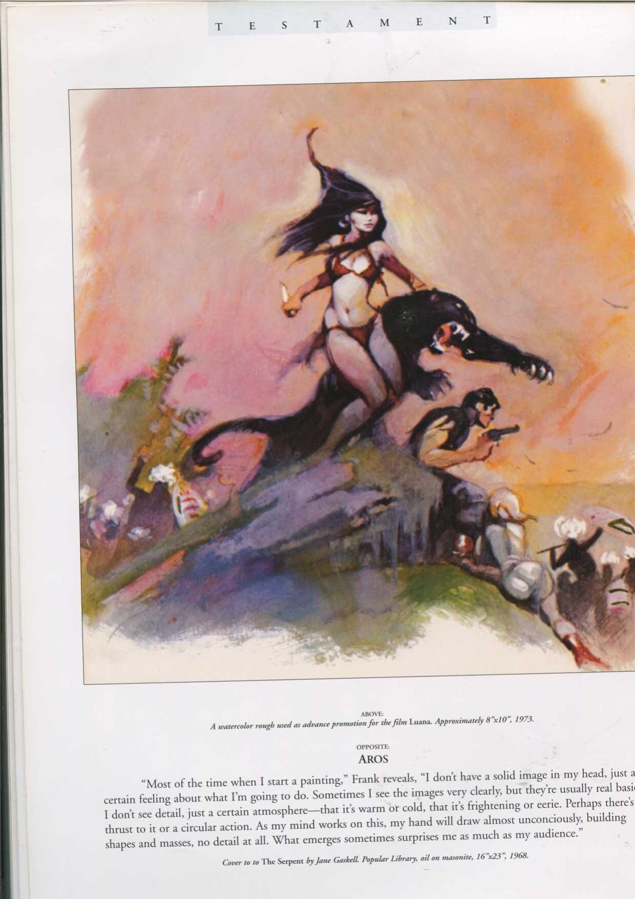 Testament: A Celebration of the Life and Art of Frank Frazetta