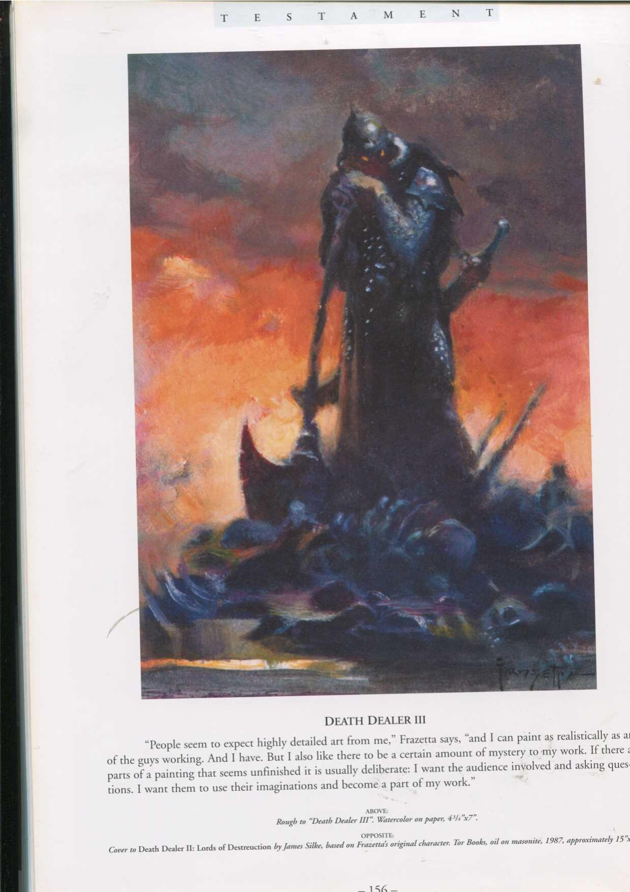 Testament: A Celebration of the Life and Art of Frank Frazetta
