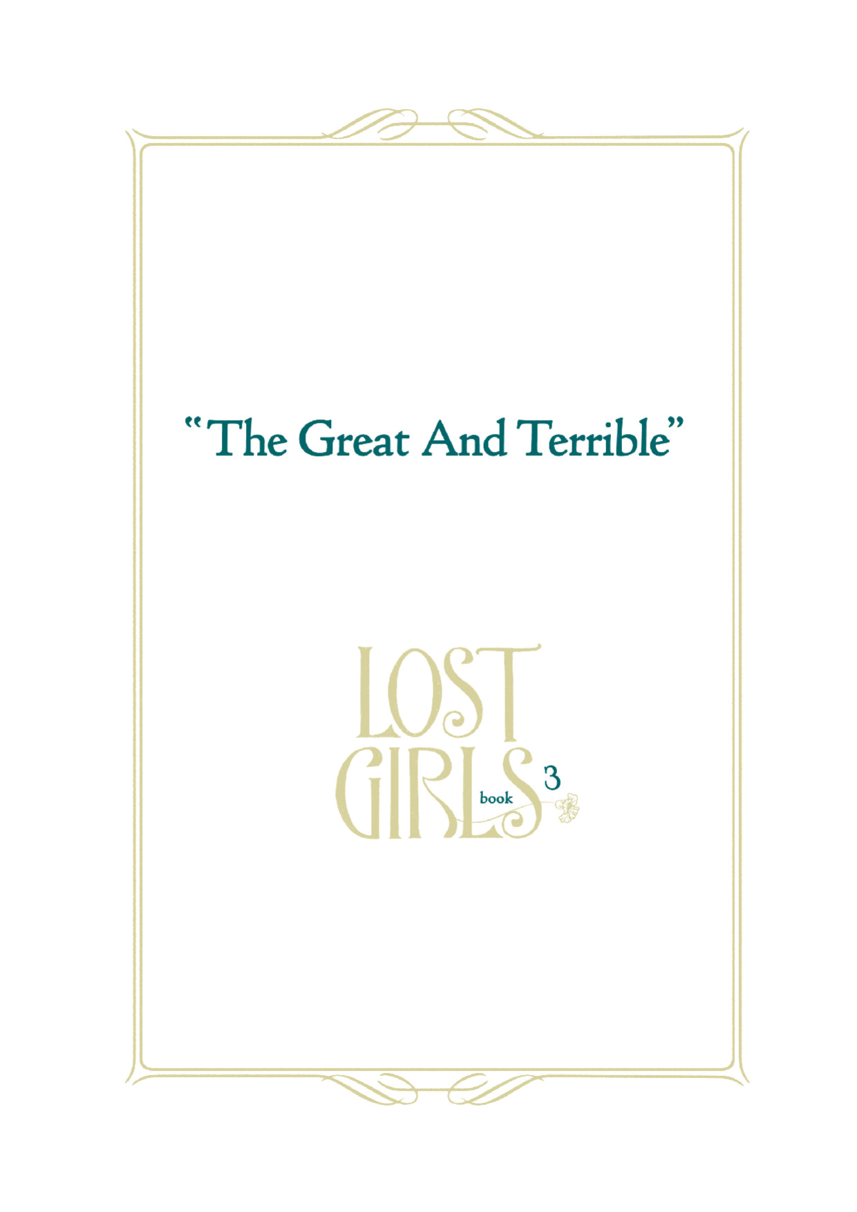 [Alan Moore, Melinda Gebbie] Lost Girls 1, 2 and 3