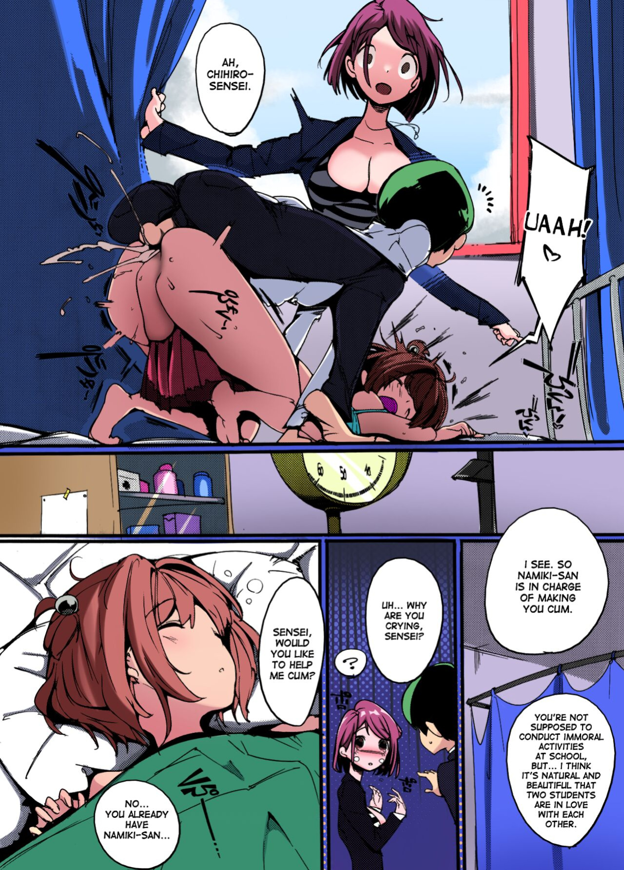 (C91) [Potato Salad (Kurisu)] Popuni Kei Joshi Panic! 4 [Colorized]