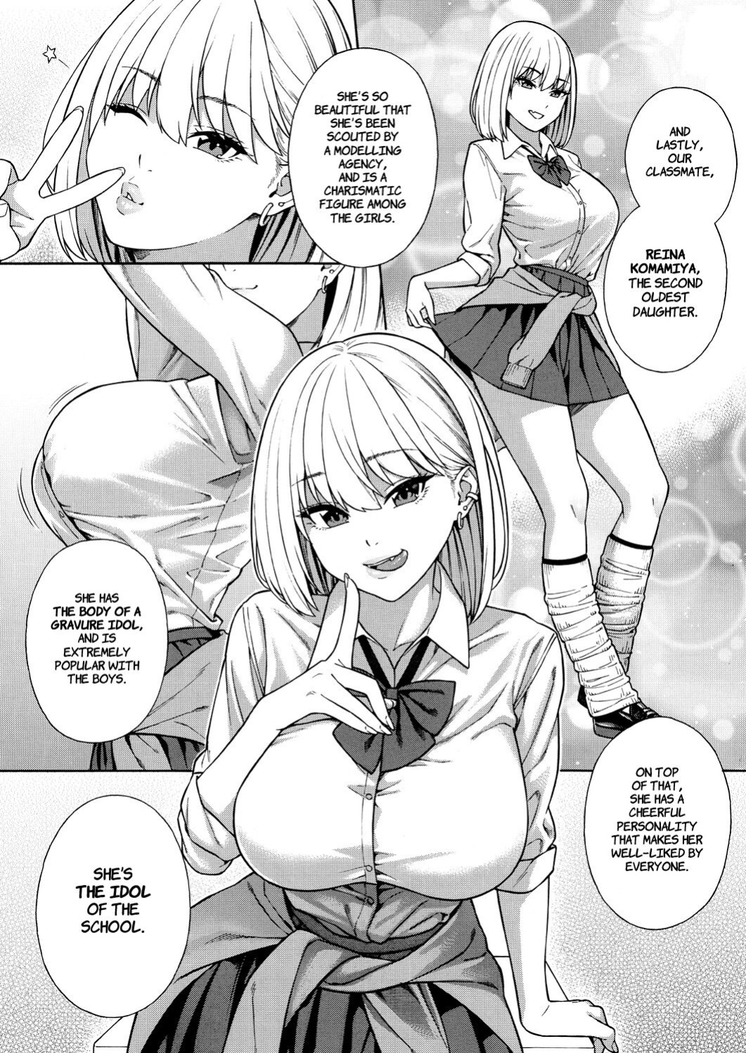 [Zonda] Making a Harem of the Three Bitchy Gal Sisters - Episode 1 (Comic Mugen Tensei 2023-12) [Comoop]