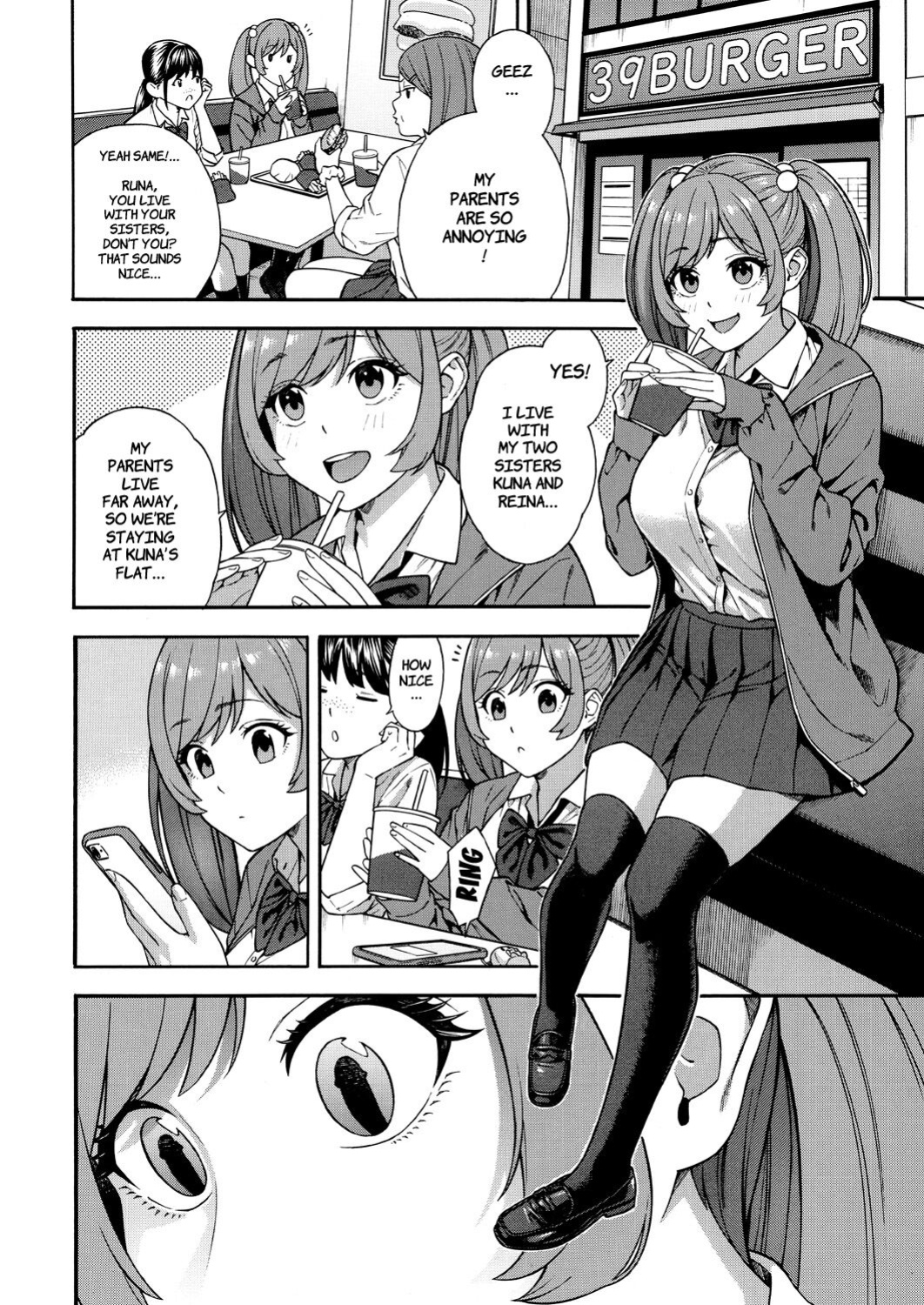 [Zonda] Making a Harem of the Three Bitchy Gal Sisters - Episode 1 (Comic Mugen Tensei 2023-12) [Comoop]
