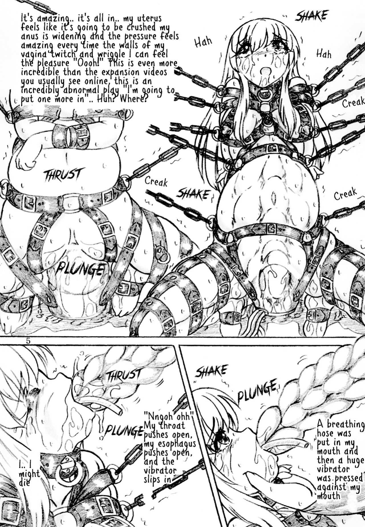 [Sumomo Dou (Sumomo EX)] Joshidai nama zenshin kōsoku naizō kakuchō kyōsei zetchō | College girl fully restrained internal organs expanded forced to climax [Pin-t]