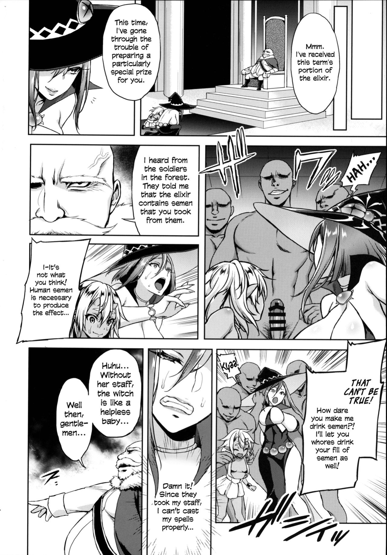 (C86) [H.B.A (Usagi Nagomu)] Shibori Majo Milking Witch =LWB=