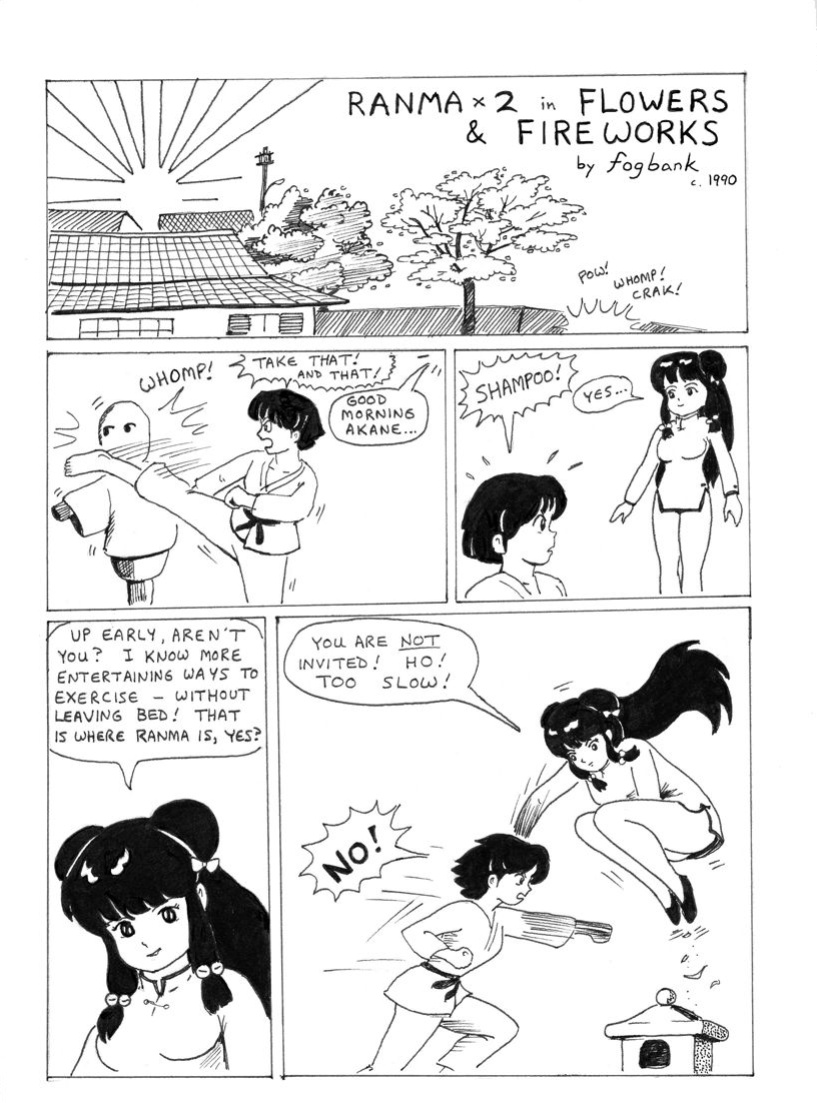 [Fogbank] Flowers and Fireworks (Ranma 1/2)