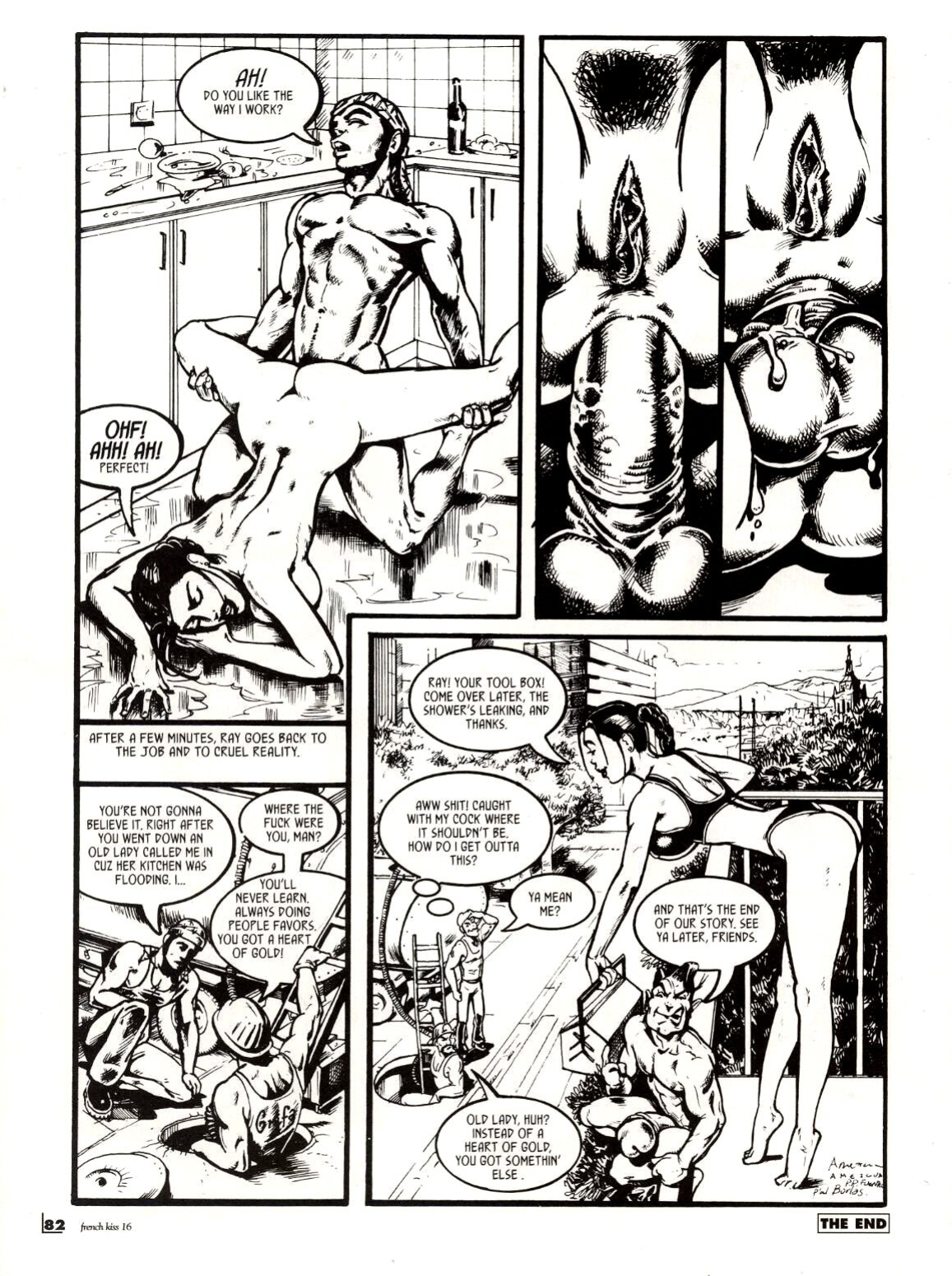 [Amezcua] French Kiss #16 - The Plumber Can Fix All, All, All