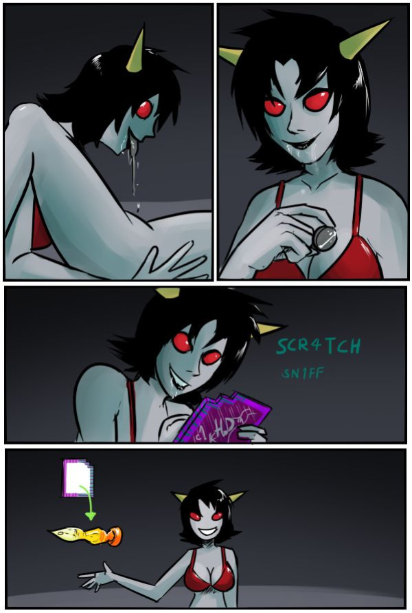 Terezi/Vriska Comic by Lemon Font