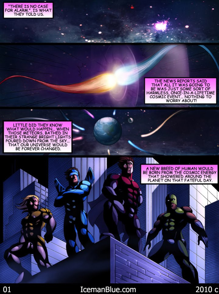 [Iceman Blue] Cosmic Heroes #1
