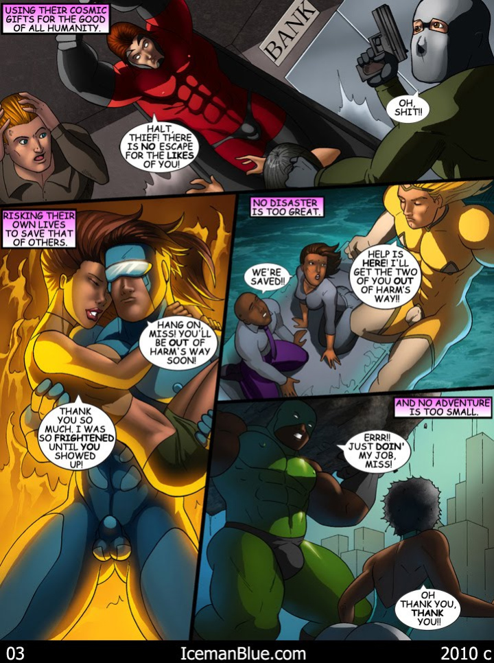 [Iceman Blue] Cosmic Heroes #1