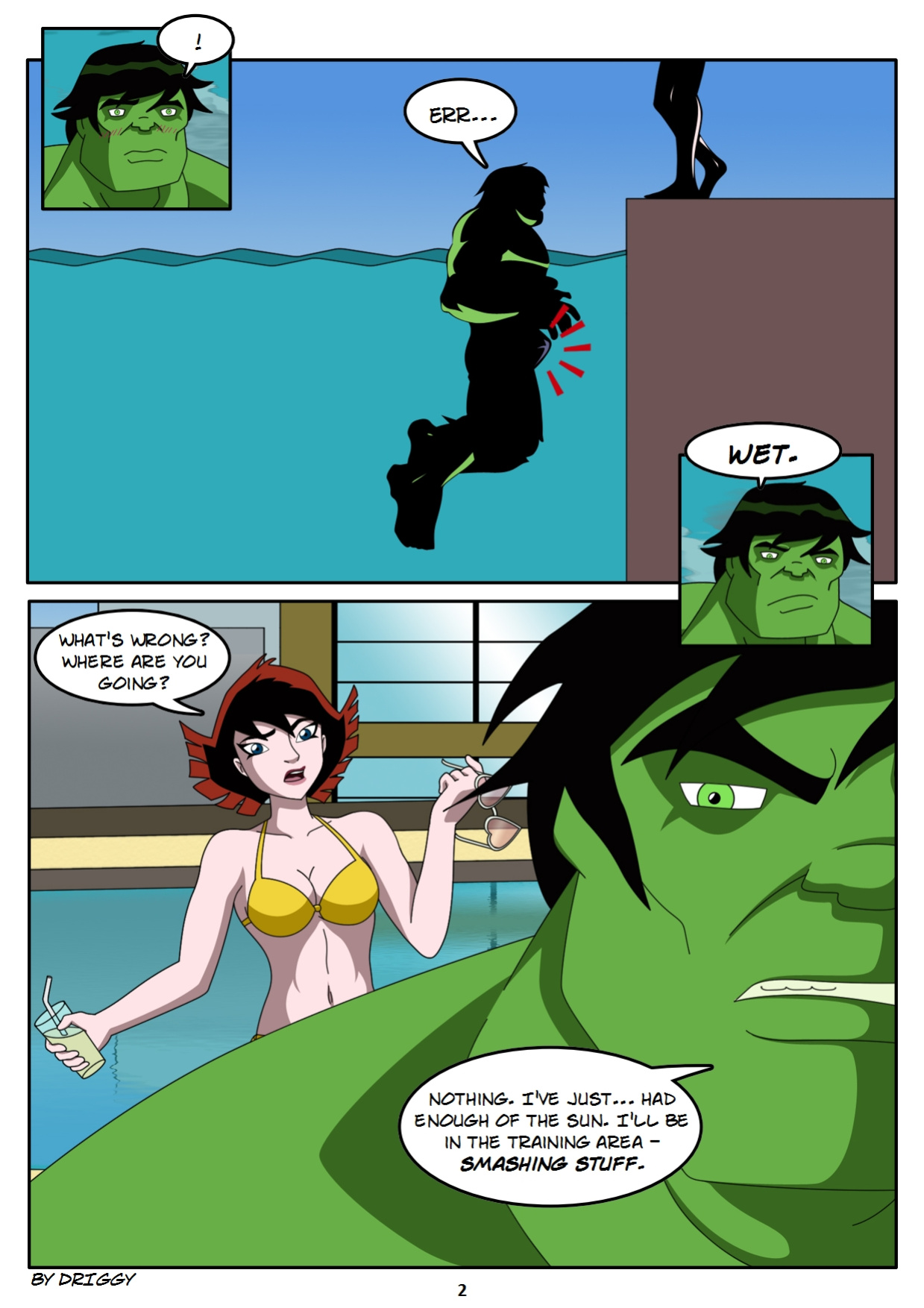 [Driggy]Avengers a comic by driggy. - Stress Release