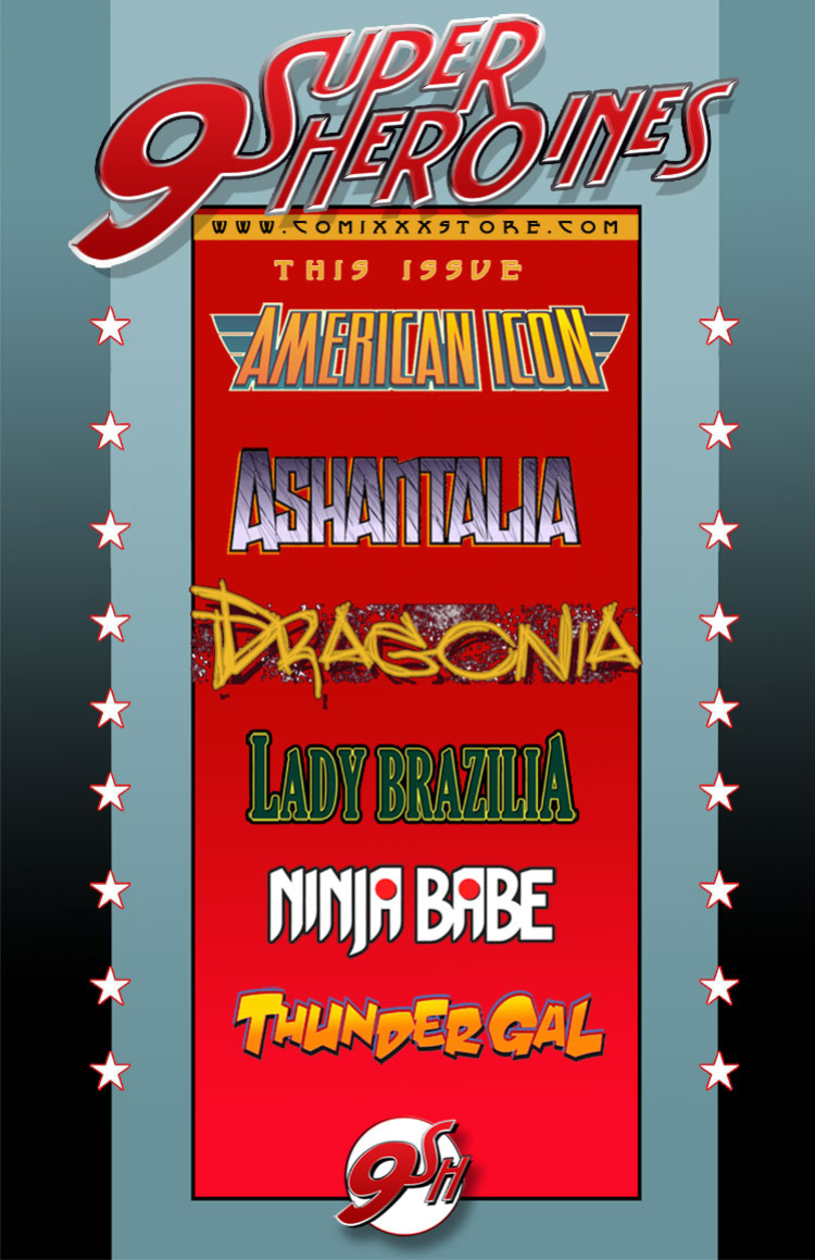 9 Superheroines - The Magazine #12