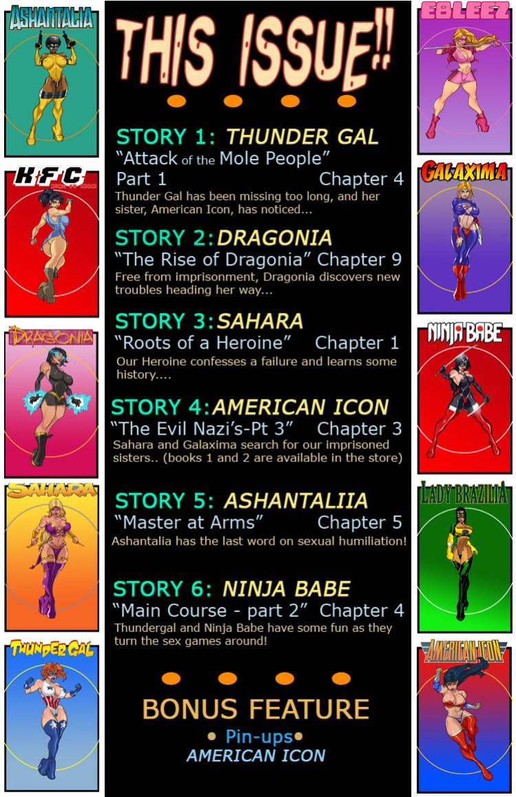 9 Superheroines - The Magazine #12