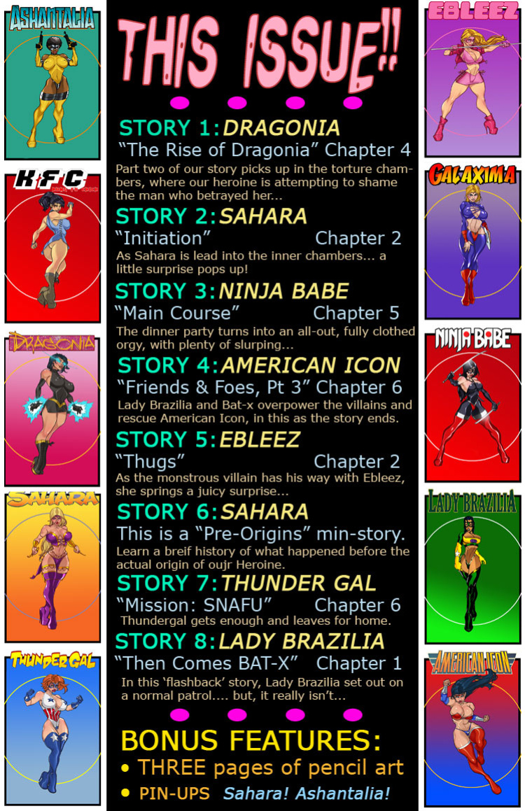 9 Superheroines - The Magazine #7