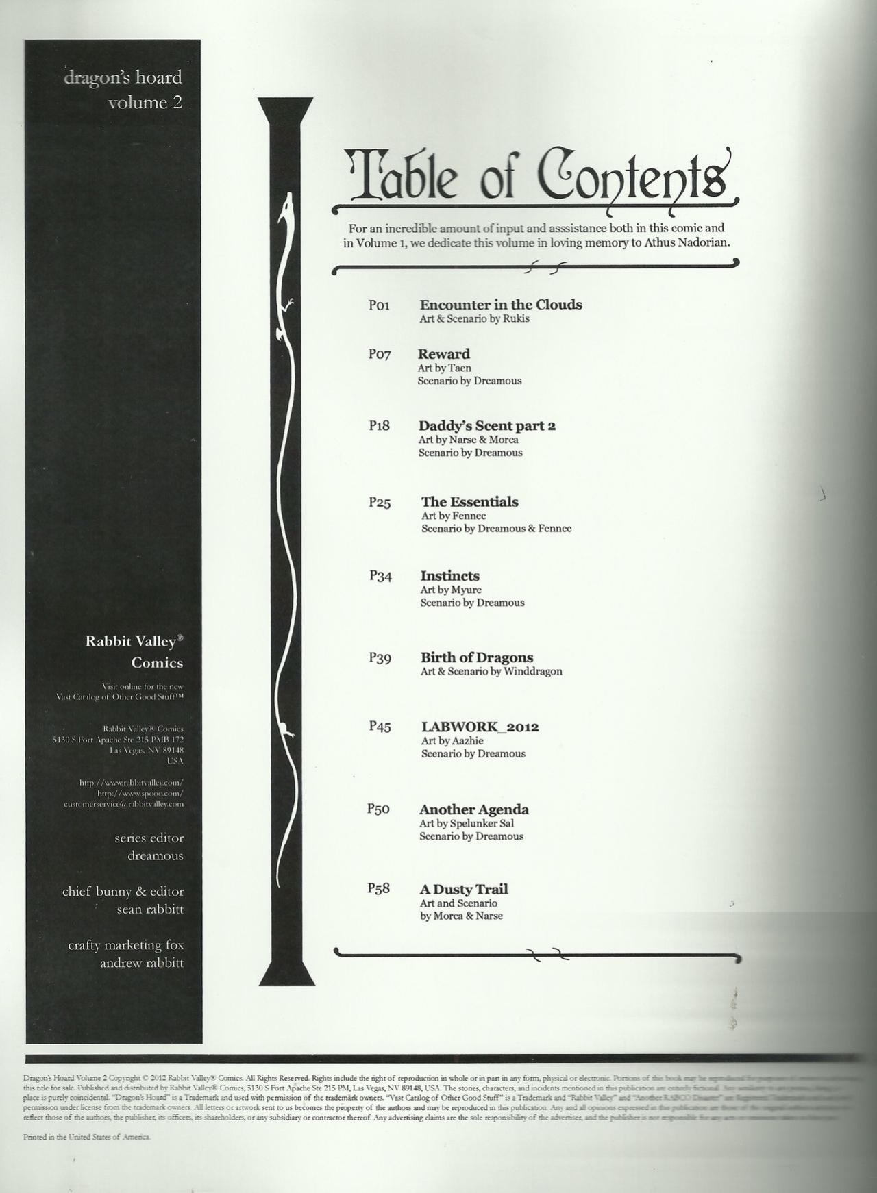 Dragon's Hoard Volume 2 (Composition of different artists)