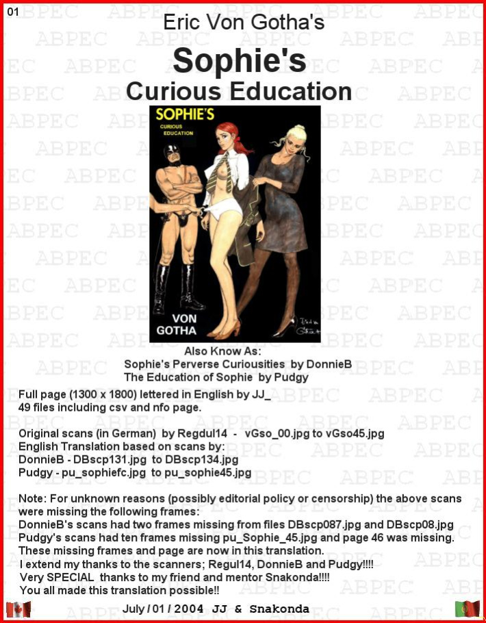[Erich Von Gotha] The Education of Sophie