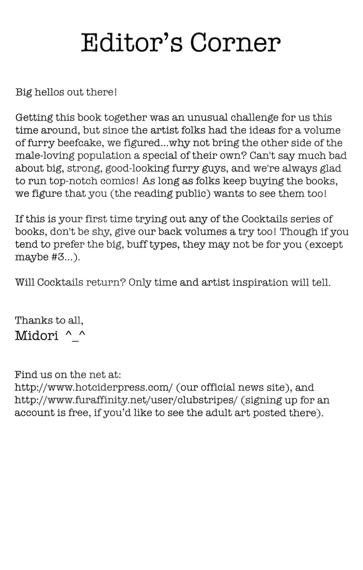 Cocktails: Hard And Strong