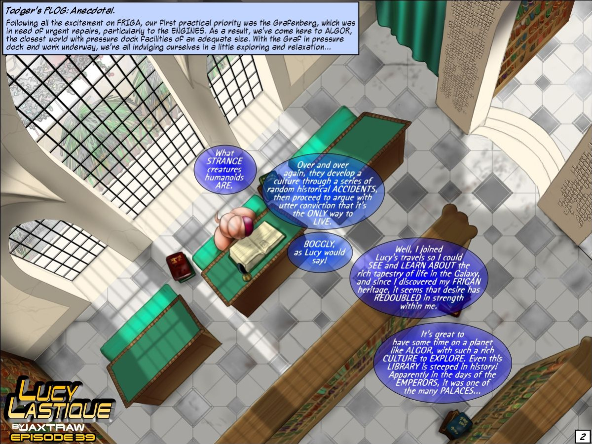 [Jaxtraw] Lucy Lastique - Slave Girls Of Algor