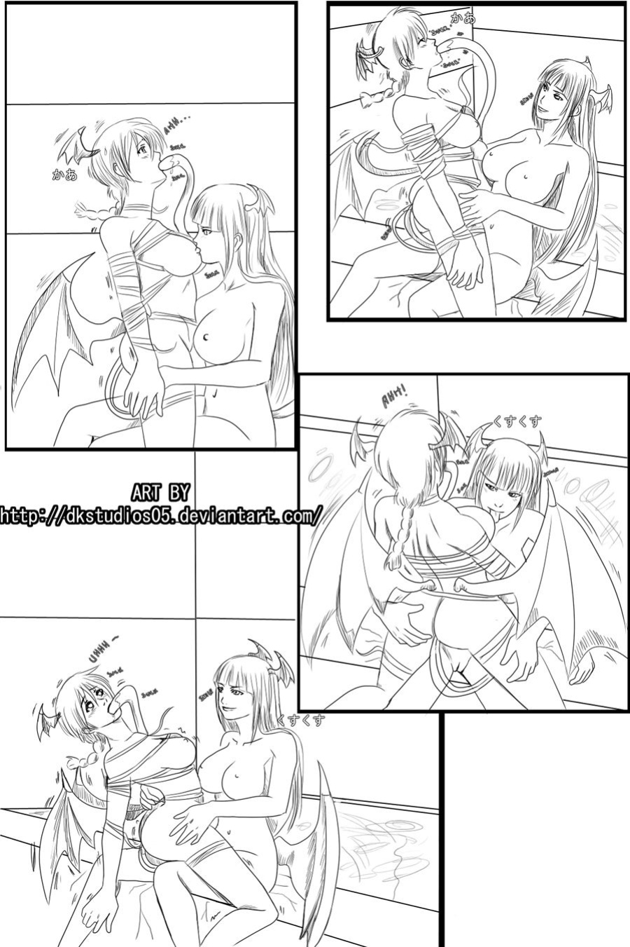 [DKSTUDIOS05] Ranma and Morrigan (Darkstalkers, Ranma 1/2)