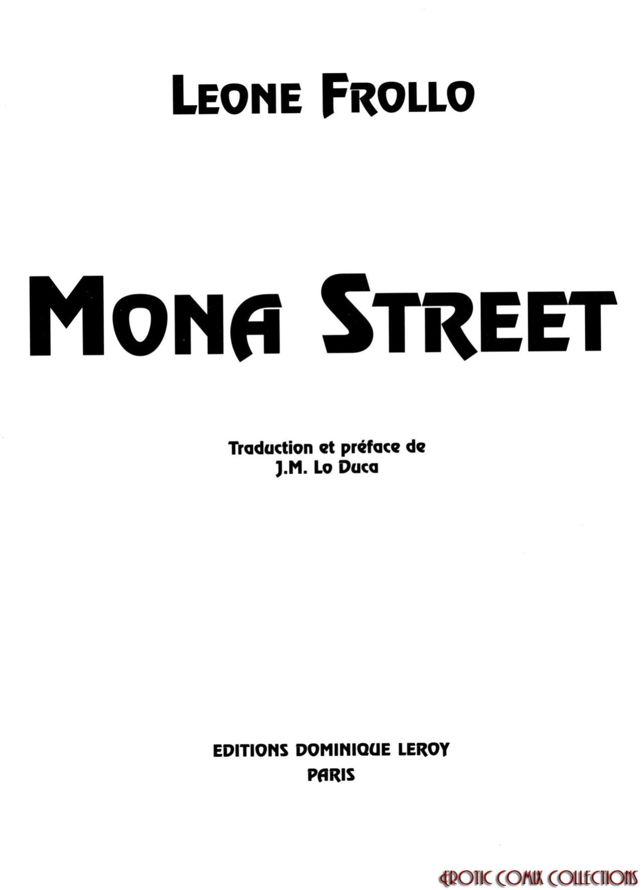 [Leone Frollo] Mona Street {DocM}