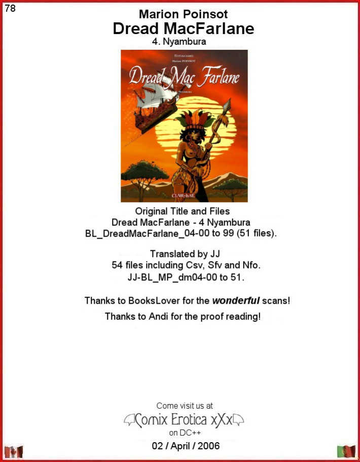 [Marion Poinsot] Dread Mac Farlane #4: Nyambura (Peter Pan) {JJ}
