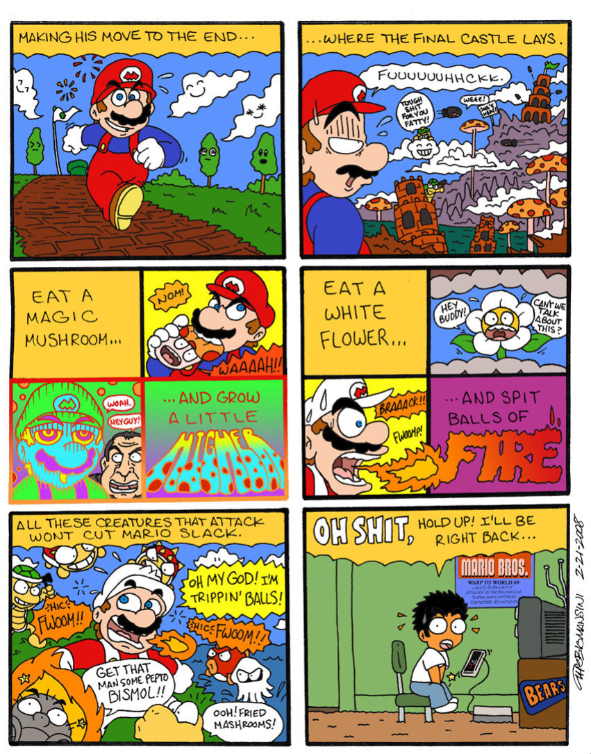 [The Big Mansini] Warp to World 69 (Super Mario Brothers)
