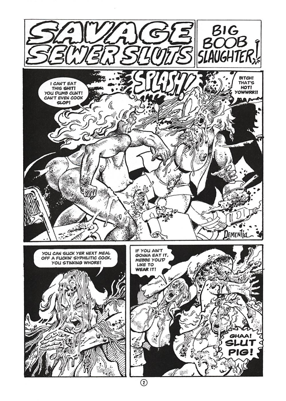 [Dementia] Savage Sewer Sluts #1