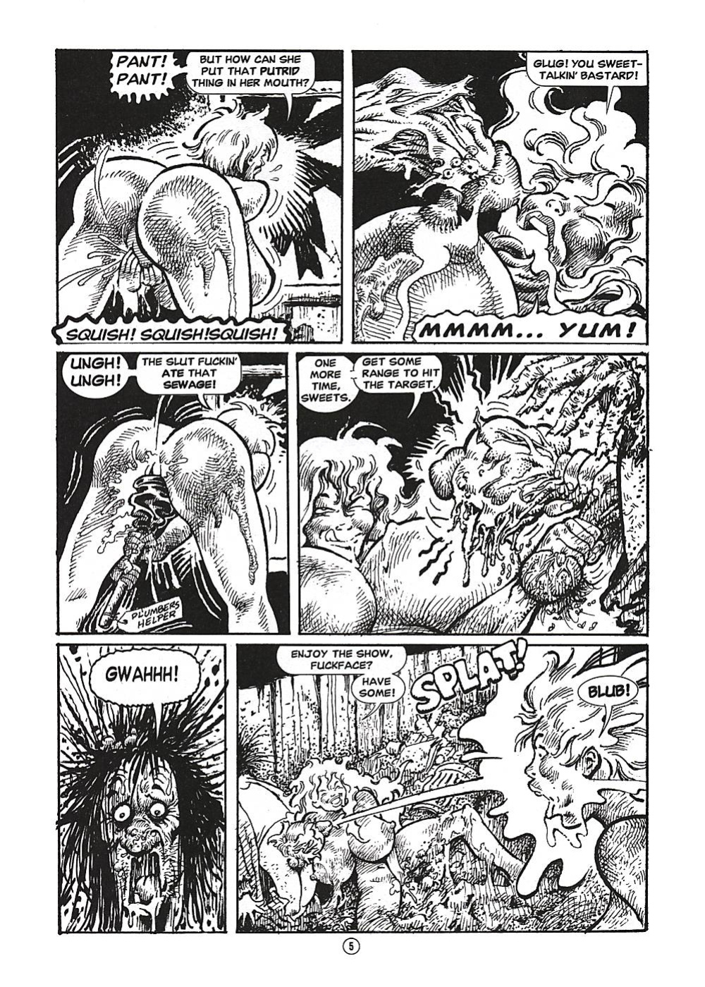 [Dementia] Savage Sewer Sluts #1