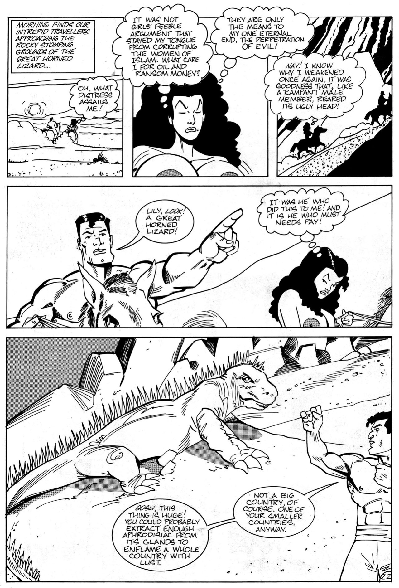 [Marvin Perry Mann] Lizard Lady #3
