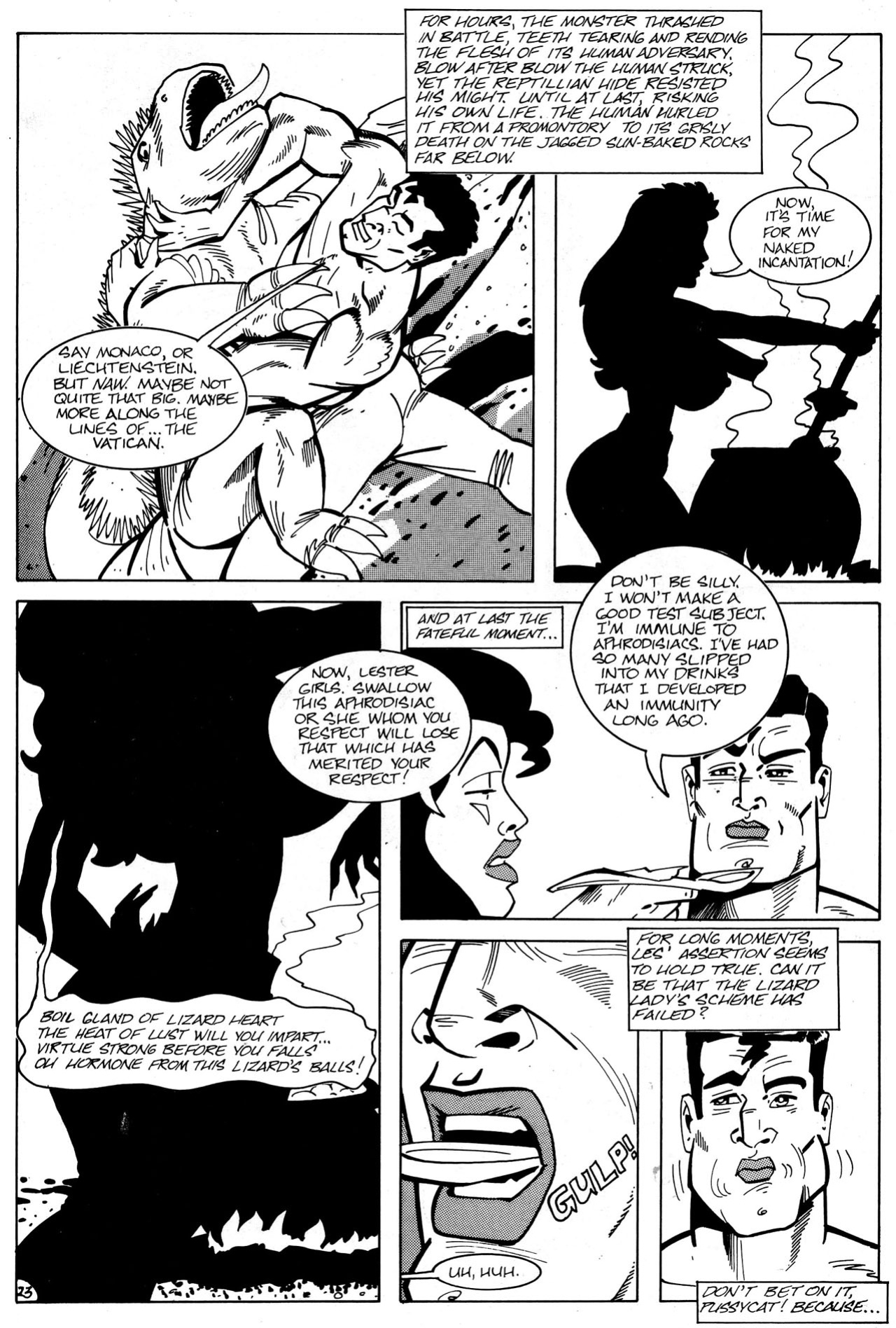 [Marvin Perry Mann] Lizard Lady #3
