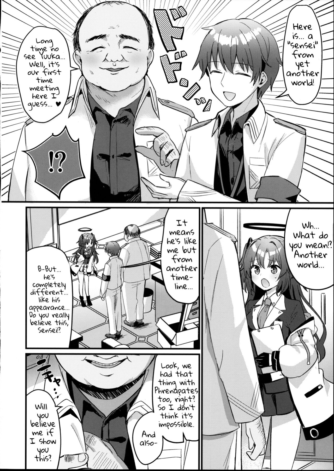 (C102) [Chiukorone (Chiune)] Kimodebu Sugite Kivotos o Horoboshita Sensei ga Bessekaisen no Yuuka o NTR Ryoujoku suru Hon (Blue Archive)