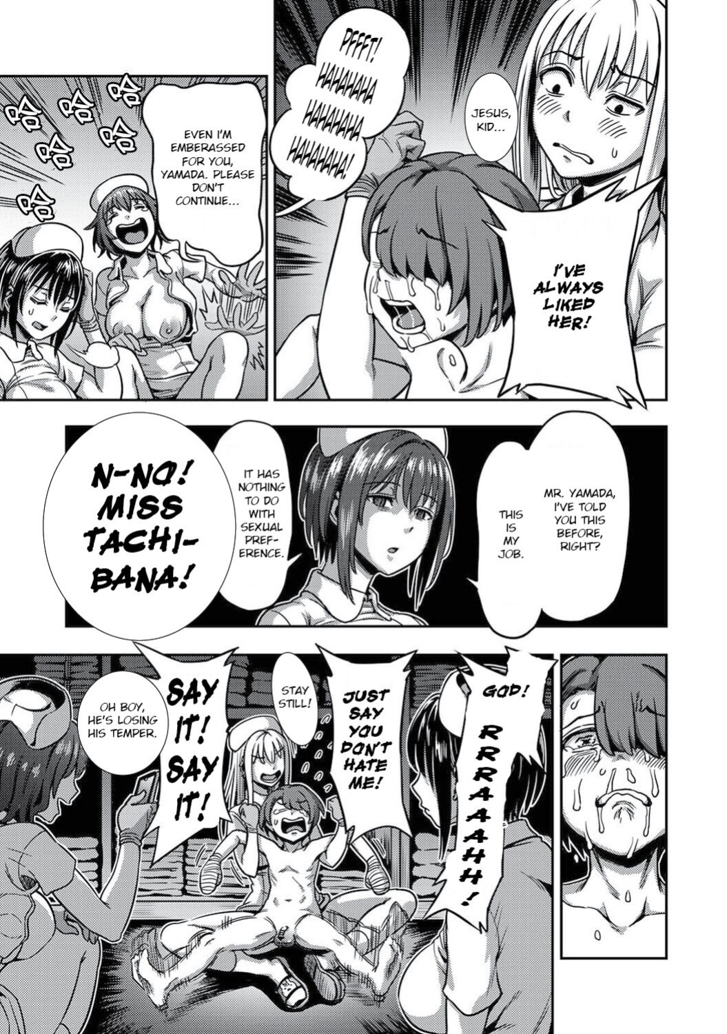 [Kameyama Shiruko] Sakusei Byoutou ~Seikaku Saiaku no Nurse shika Inai Byouin de Shasei Kanri Seikatsu~ Ch. 5.5 | Life in a Hospital With Only the Worst Nurses! Ch. 5.5 (COMIC Ananga Ranga Vol. 76) [nudgenudge]