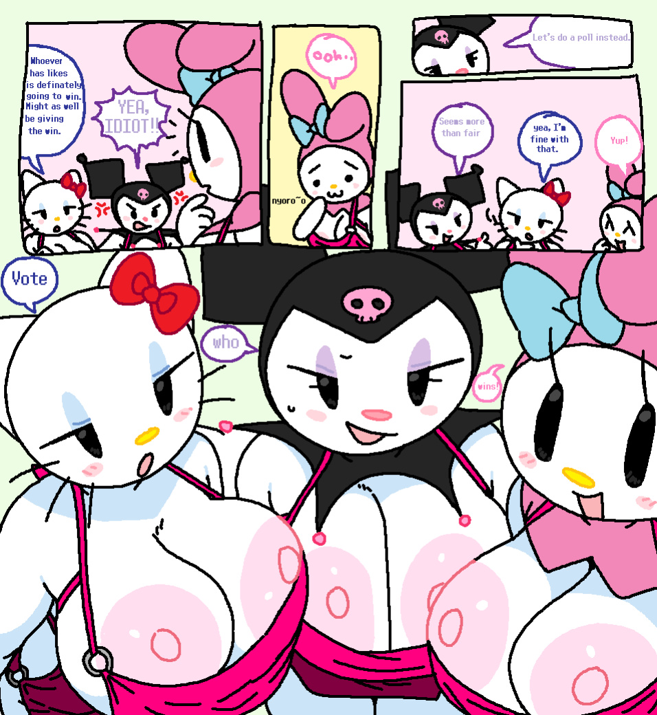 [Dream-Cassette] Kitty, Melody & Kurumi's night dress