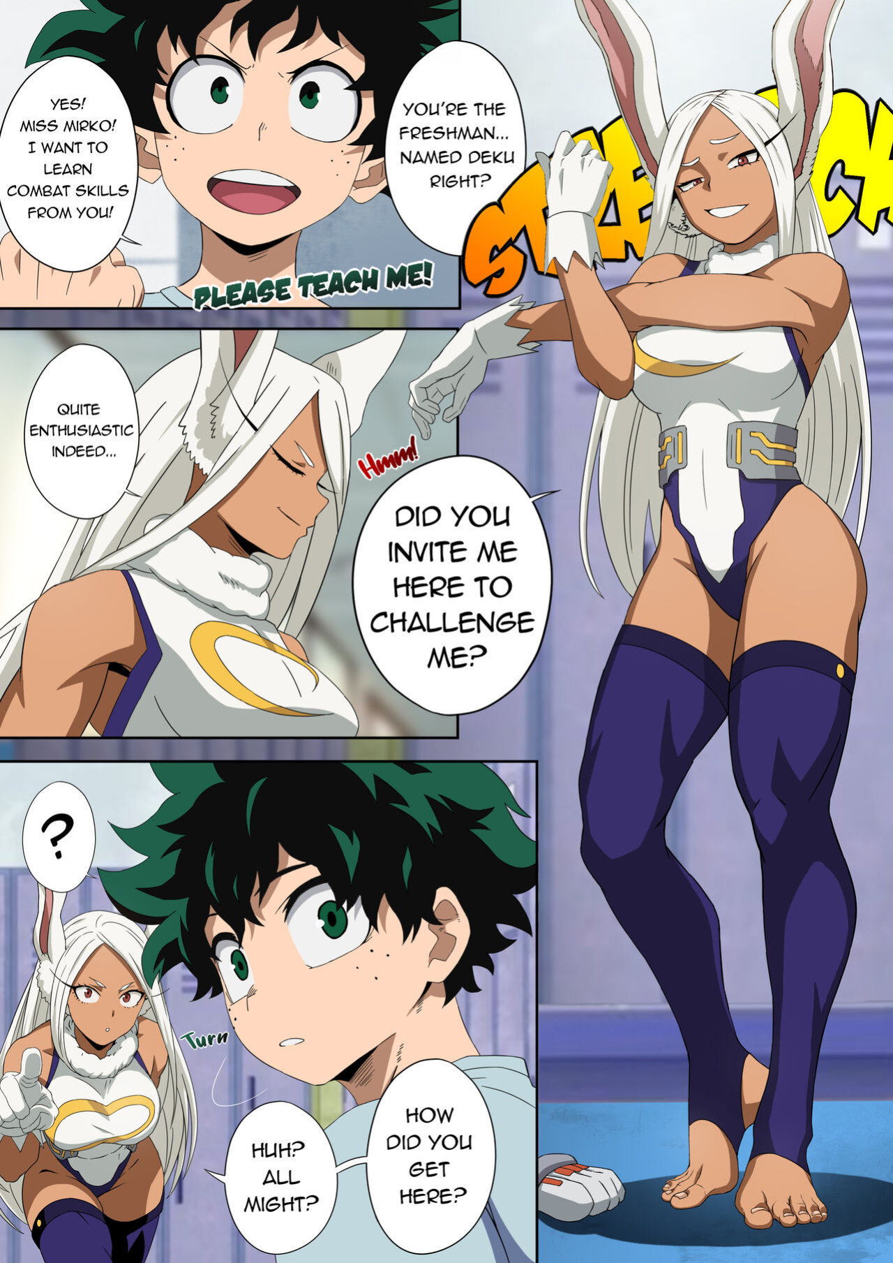 [Foot Croft] Mirko's special training (My Hero Academia) [Uncensored]