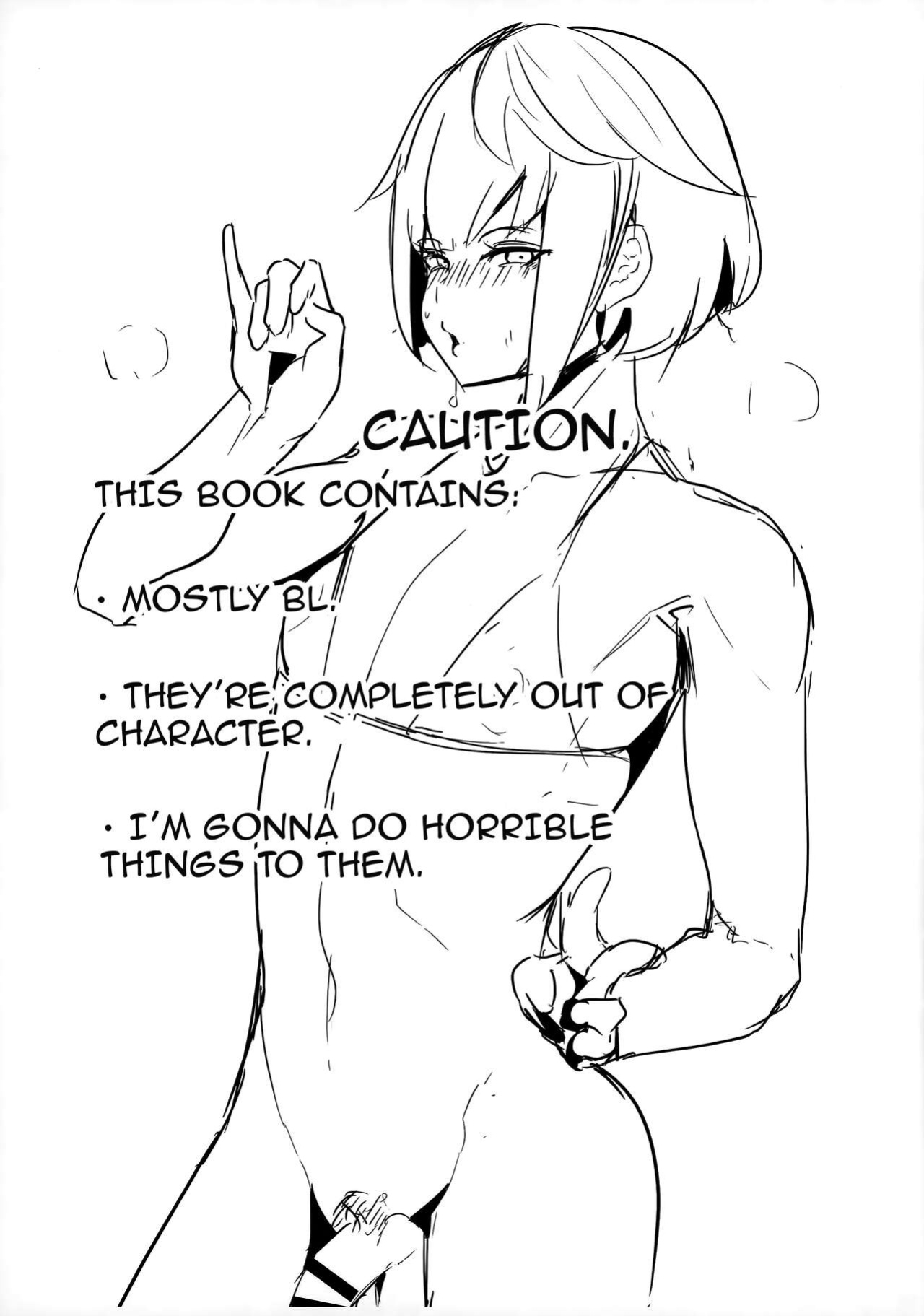 (C103) [Pinki Wana (Pinku Banana)] Hara kami Rakugaki Usui Hon ♂ | Genshin Doodle Thin Book ♂ (Genshin Impact)