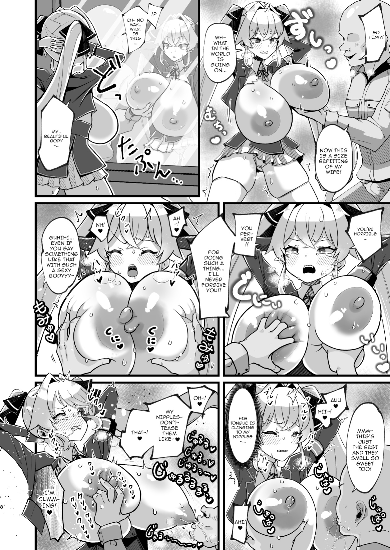 [Taroimobatake (Taroimo Tarou)] Bounyuu Saimin ~Namaiki Ojou-sama o Bakunyuu-ka shite Sakunyuu Hame~ | Huge Titties And Hypnosis ~ Expanding A Bratty Rich Girl's Chest Then Fucking Her While Squeezing Her Tits ~