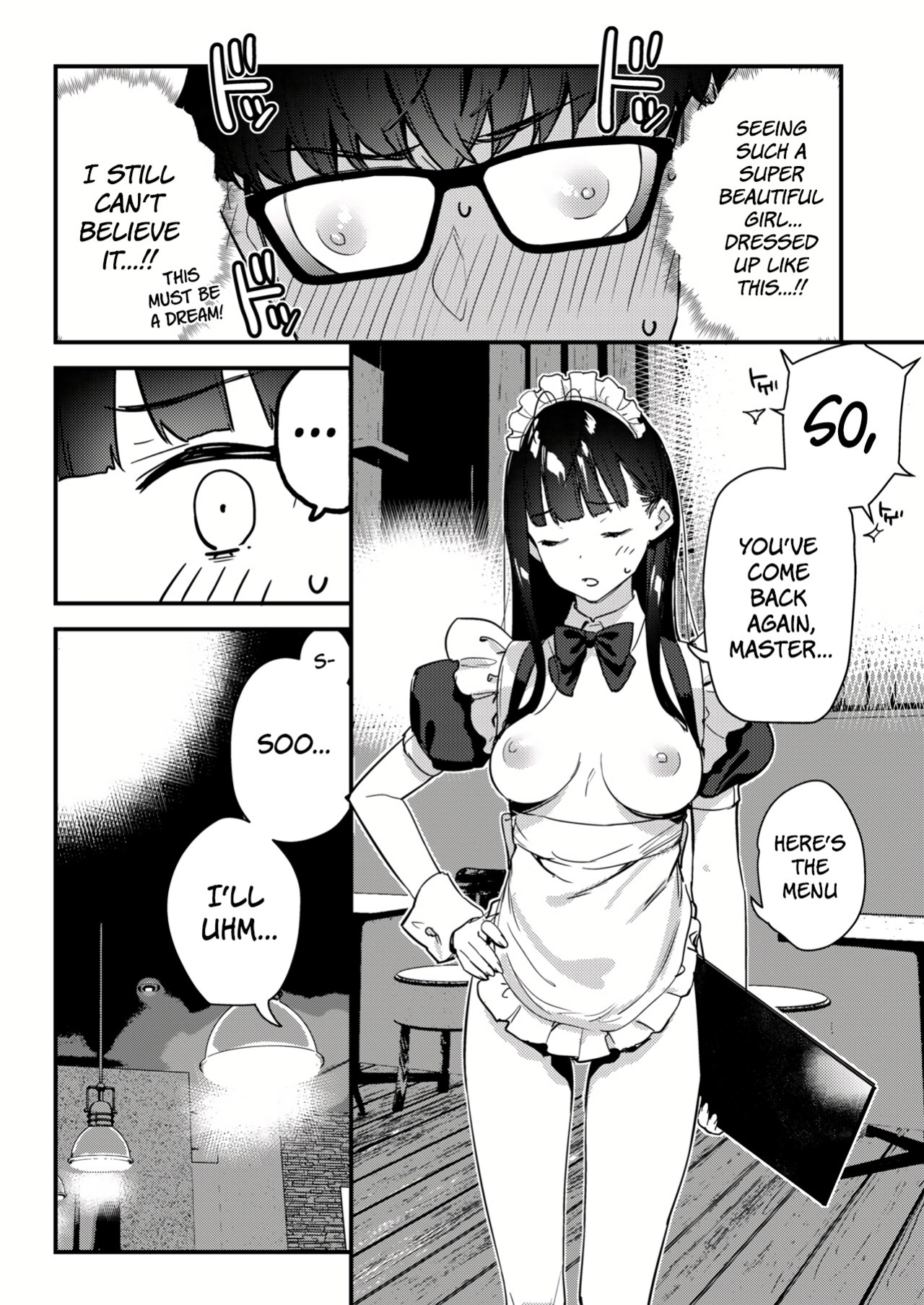 [08BASE (Tohyama eight)] Suki na Ko no Beit Saki ga H na Service o Shiteiru 3 | My favorite girl's part-time job offers "H services" to regular customers 3 [Platinum Crown]