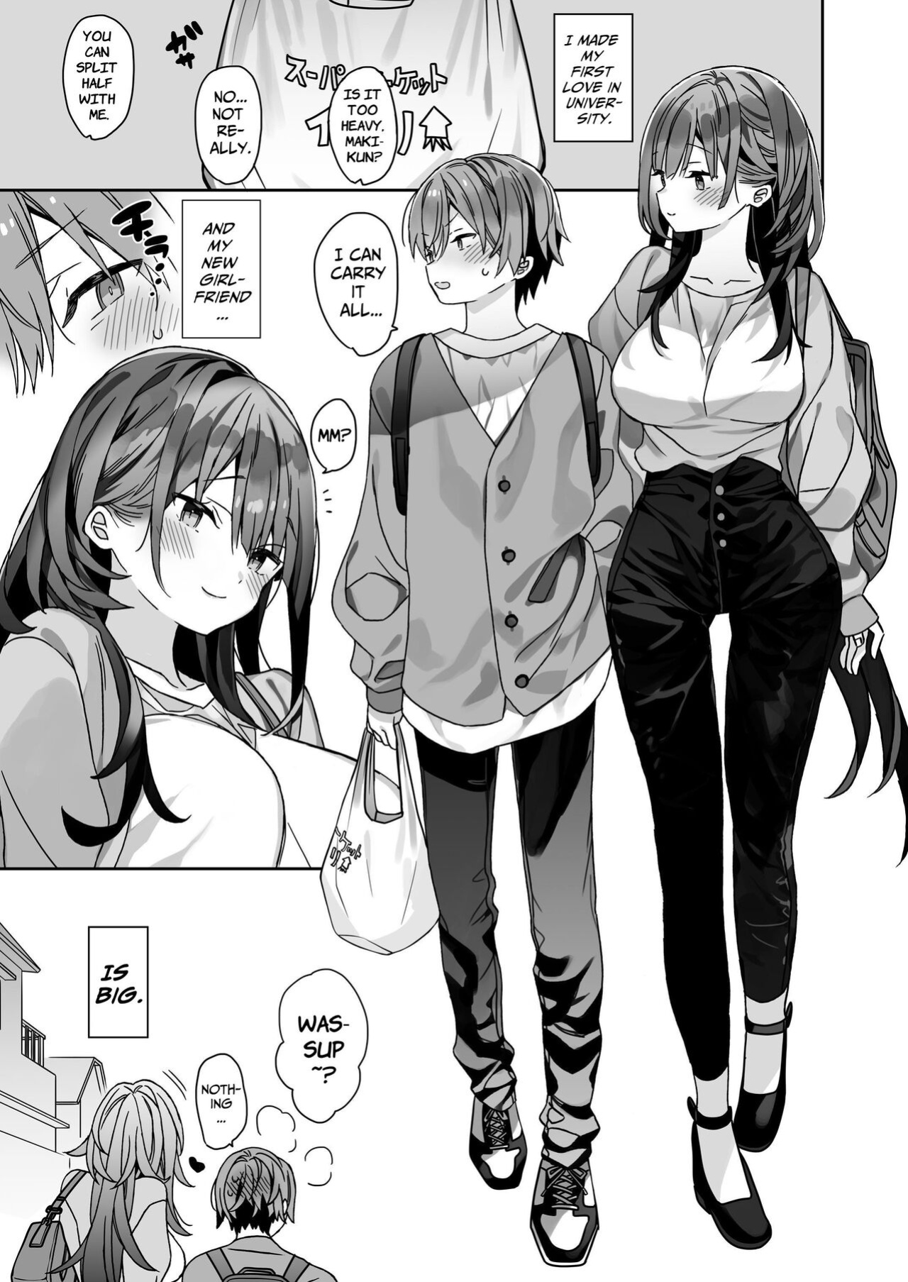 [ciaociao (Araki Kanao)] Kogara na Otokonoko ga Dekai Onnanoko to H | Small Guy Has Sex With Big Girl [ApricotJam]