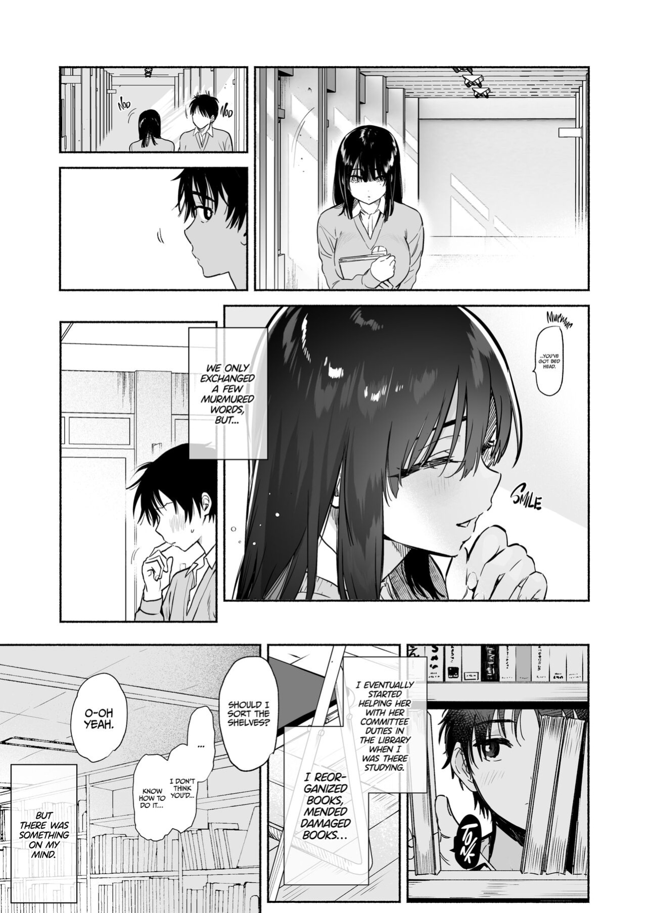 [Yuzuya (Yuzuha)] Mukuchi na Tosho Iin to Sex Zuke. | Addicted to Sex With a Taciturn Library Committee Member