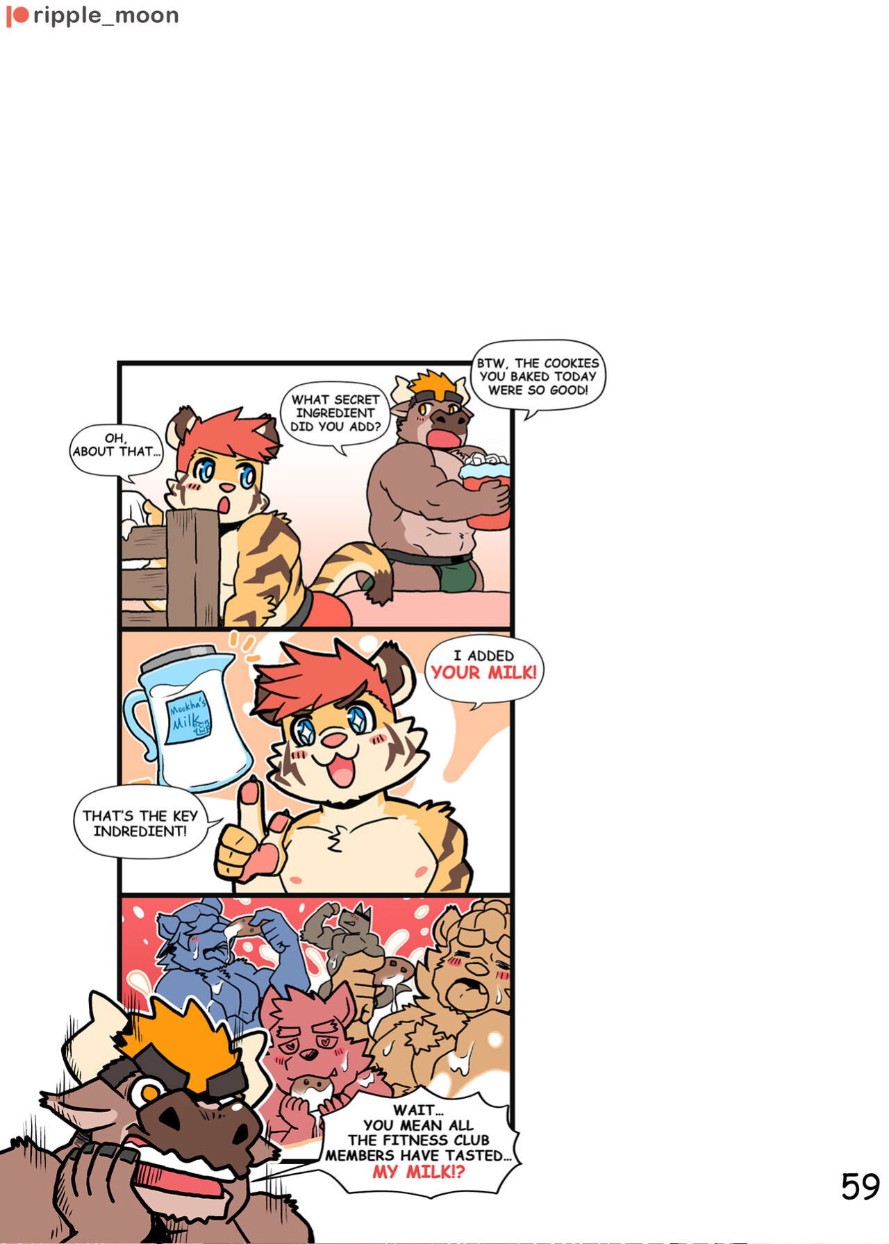 [Ripple Moon] My Milky Roomie 2: Milk Bath (Flat Color) (Complete)
