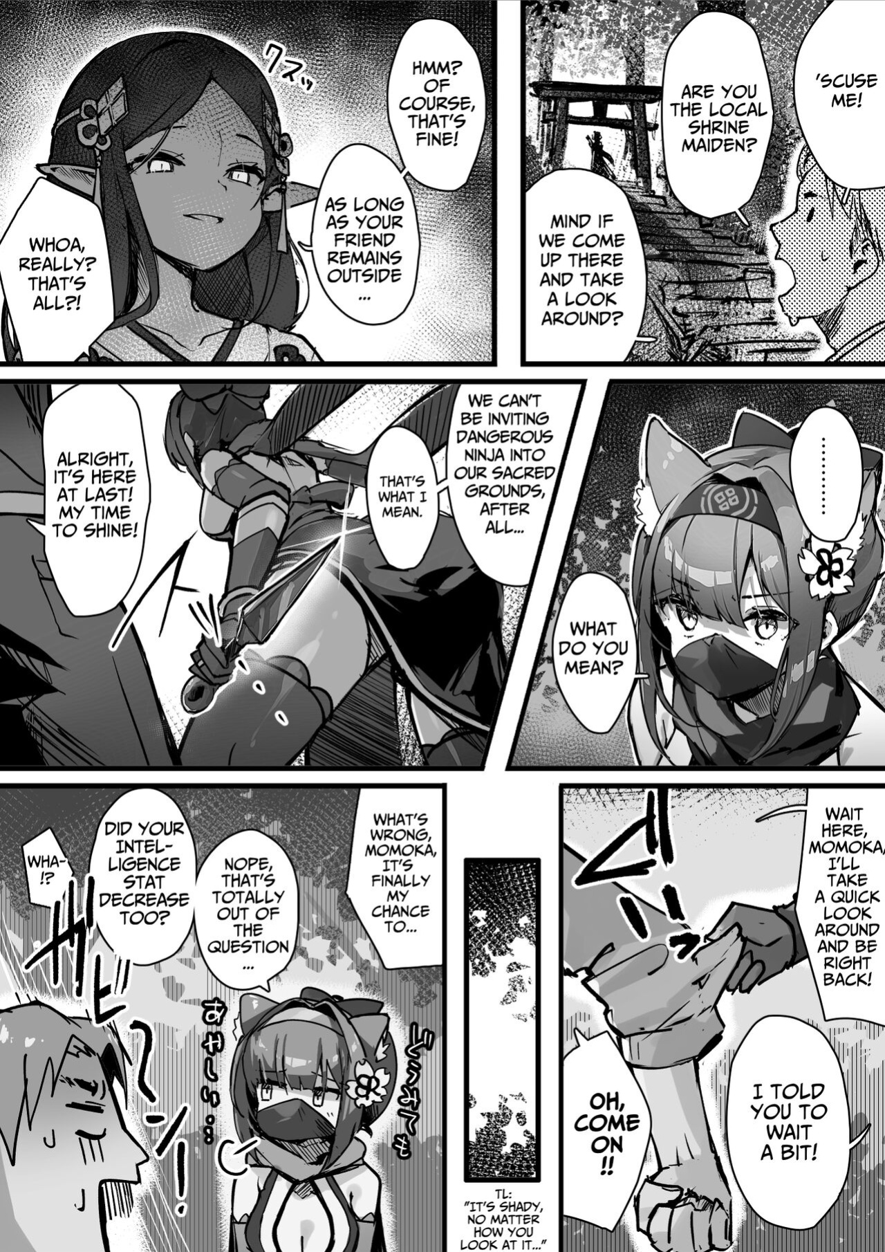 [Ochichio (osisio)] Hyakudaku no Tou -Ichi- Kunoichi vs Slime Hen | Tower of a Hundred Imourities Part One: A Kunoichi's battle against Slimes [Kusanu]